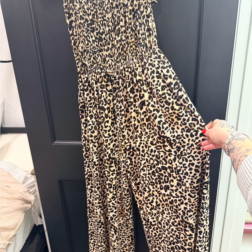Leopard Print Jumpsuit